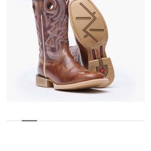 Durango Brown Cowboy Western Boots with Square Toe